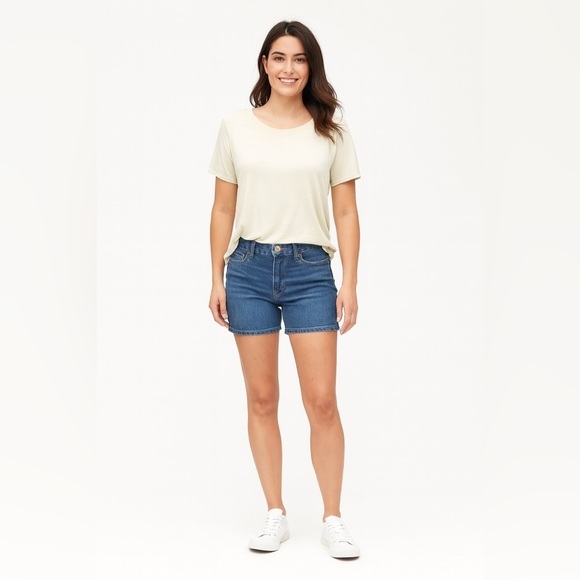 Xersion Tops - Xersion Large Beige Short Sleeve Top